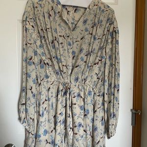 Free People tie waist dress.  Worn once, like new.